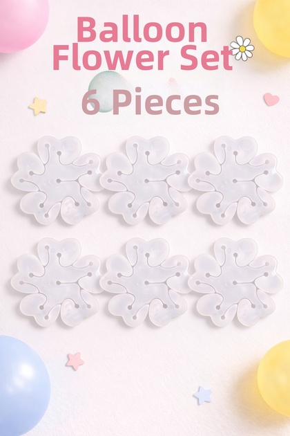 Balloon Flower Daisy Making Apparatus Practical for Party and Decoration 6 Pcs