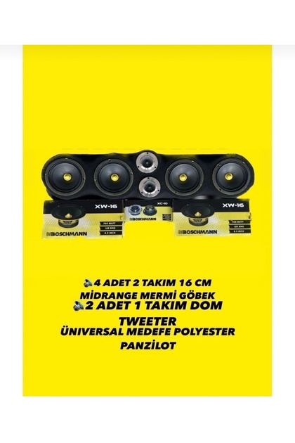 Boschmann bm boschman set takımı pantizot tweeter dahil pantizot