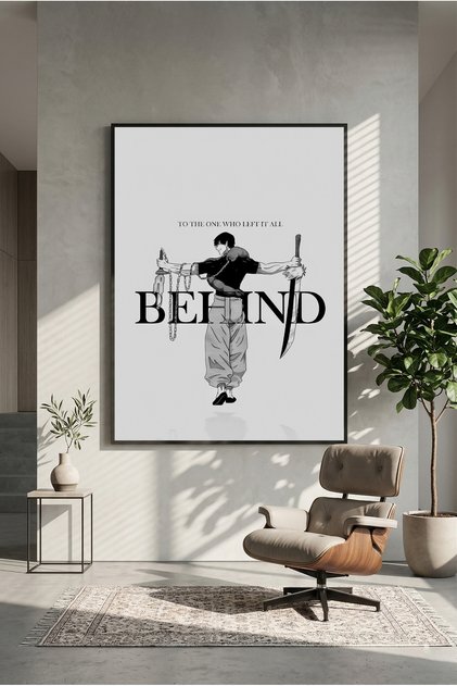 Jujutsu Kaisen Toji Fushiguro Ahşap Tablo Poster (Çerçevesiz)
