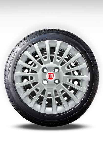 Fiat Punto Doblo Linea Fiorino 15" inç Uyumlu 4 Adet 1 Takım Gri Jant Kapağı