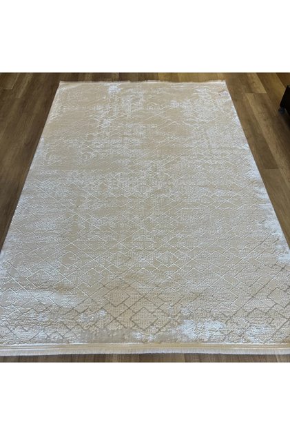 Sihir 17300 Beyaz Krem Modern Salon Halısı