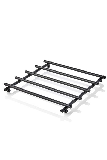 Black Color Square Black Trivet, Stainless Steel, Metal Pot Coaster
