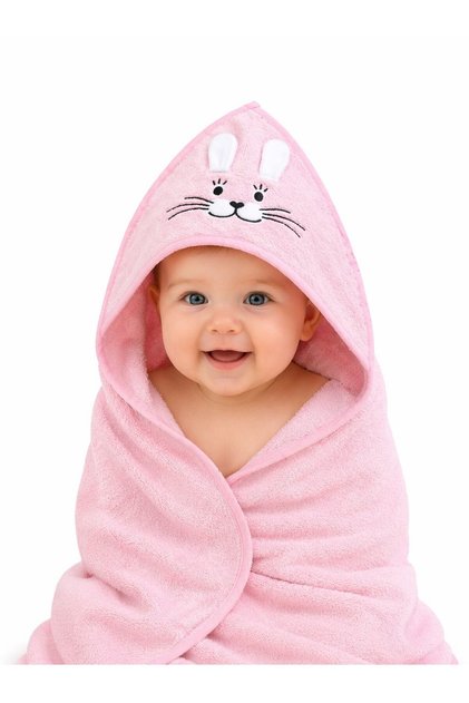 100% Cotton Newborn Baby Swaddle Embroidered Bath Towel