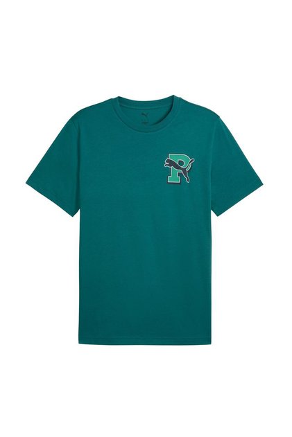 Graphic Men's Green Casual Style T-Shirt 69177641