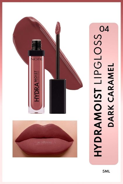Hydramoist Lipgloss 04 Dark Caramel Nemlendirici Dudak Parlatıcısı - Mor