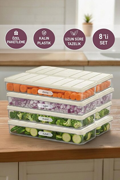 SELKA HOME 1.2 Litre Nora Saklama Kabı 8'li - Fiyatı, Yorumları