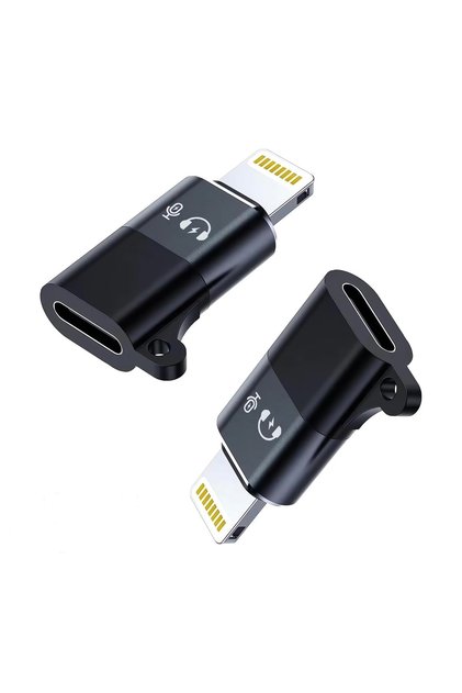 Lightning ≥ USB C Şarj ve Data Aktarım Destekli Kulaklık Adaptörü 2 Adet-CL2