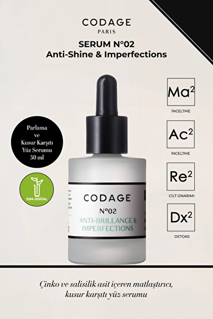 CODAGE PARIS Serum No 08 Night Rejuvenation - Yenileyici Etkili