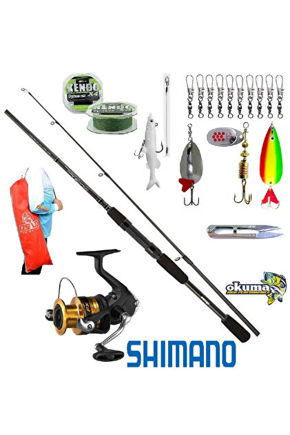 shimano Okuma Wave Power 274cm Shimano Fx4000 Turna Spin Olta