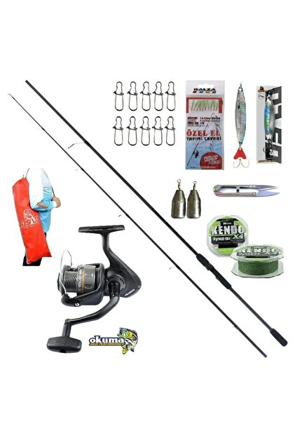 Okuma Revenger Rv-40 Remixon Double Black 270cm 20-40gr Spin Olta