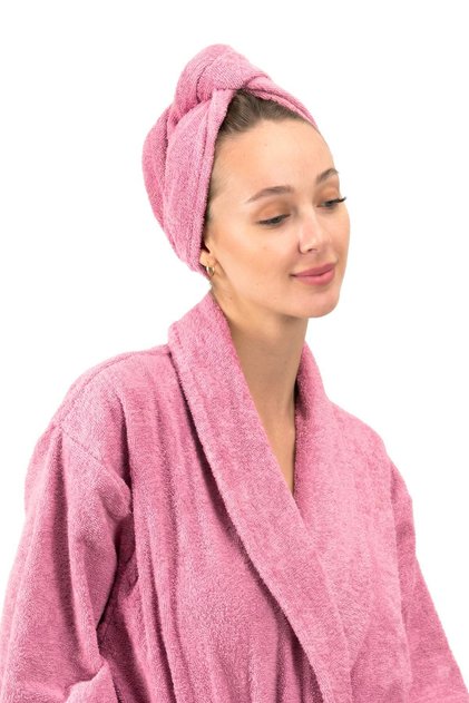 Cottonverse Buttoned 100% Cotton Hair Drying Cap