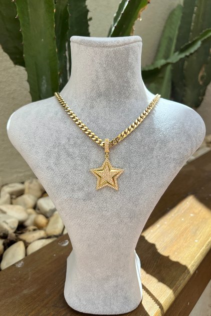 Ema Model Star Charm Necklace
