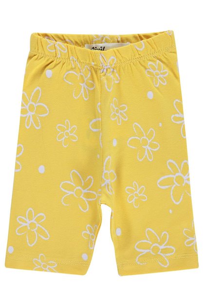 Floral Print Capri Leggings for 6-18 Months - Yellow
