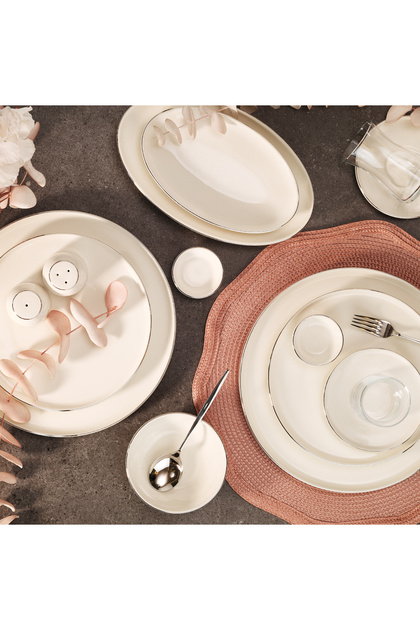 Aria Platinum 35 Pieces Breakfast Set for 6 People