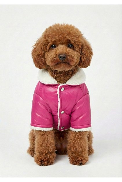 Cat and Dog Outfit & Dress & Jacket & Vest - Pink Fur Jacket
