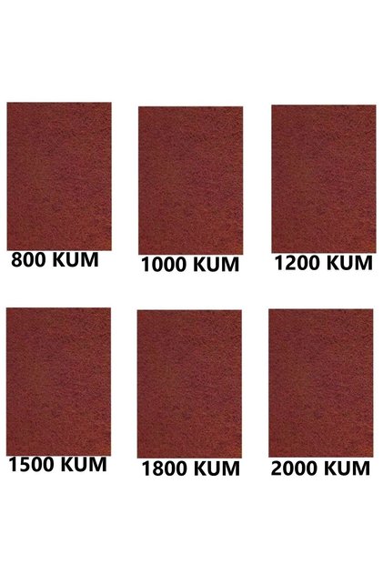 Water sandpaper, soft paper, high quality 23x28 cm 800,1000,1200,1500,1800,2000 grait 6 pieces