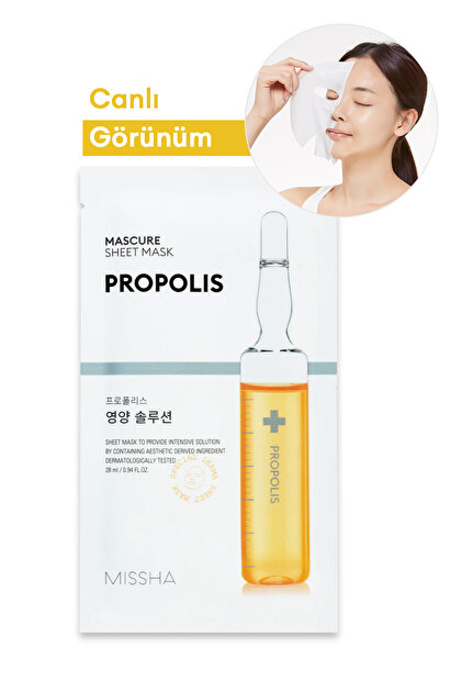Missha Glutatyon İçerikli Aydınlatıcı Yaprak Maske Mascure Whitening Solution Sheet Mask Glutathione