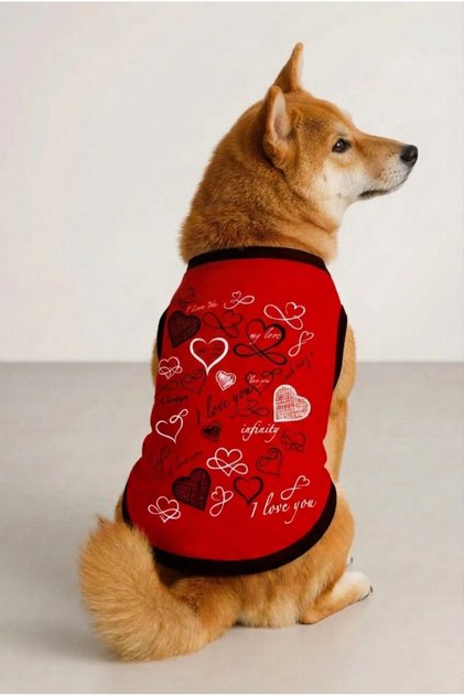New Season Dog and Cat Outfit - Red Heart