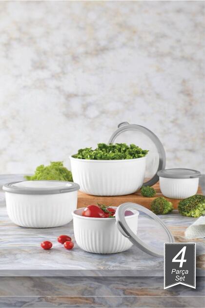 Vip Ahmet Sebze, Meyve ve Yeşillik Saklama Kabı Seti 2*1.8 Lt +