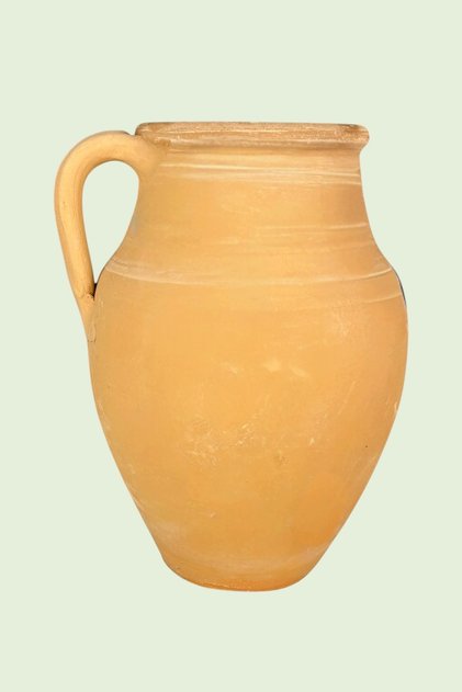 Peynir Çömleği Doğal Toprak Büyük Boy 28*13 cm