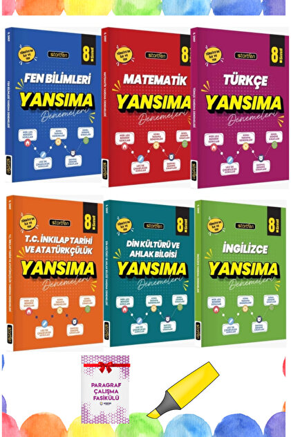 startfen 8. Sınıf LGS Yansıma Deneme Sınav Seti - Fiyatı, Yorumları