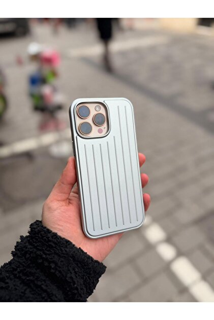 EFCASE Iphone 16 Pro Max Uyumlu - Rimowa Premium Valiz Desenli