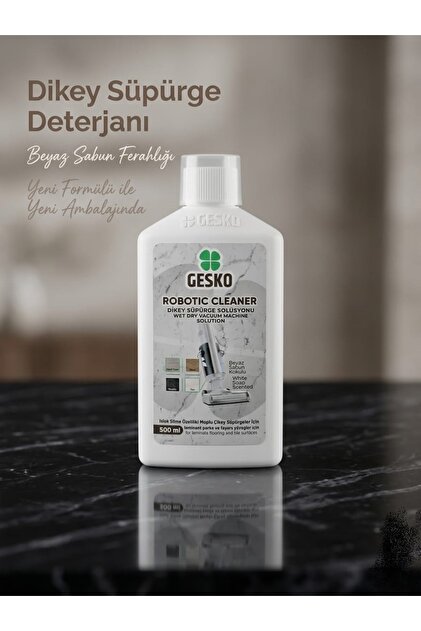 GAS-707 NG Clean Boost 限定ver. 美品 Gesko Elektrikli Mop Islak Kuru(DİKEY SÜPÜRGE) Solüsyonu Beyaz