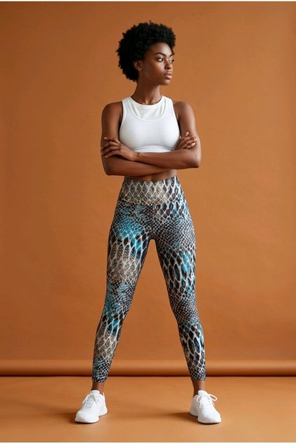 Women's Patterned Long Leggings Model No : 075