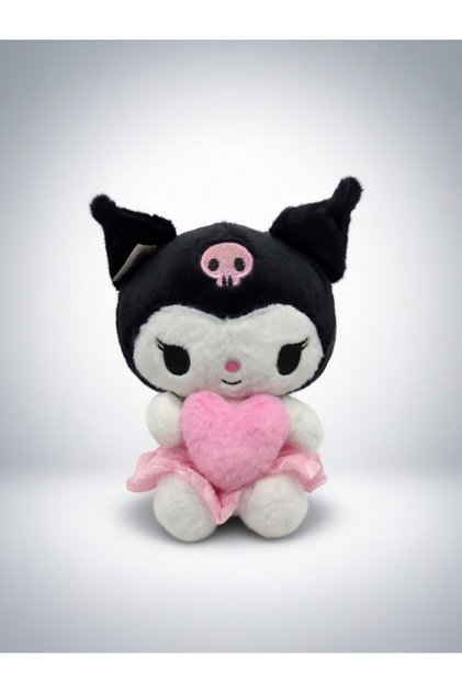 Heart-Holding Kuromi Plush Toy Sanrio 30cm Plush Toy Melody Kuromii Hellokityy