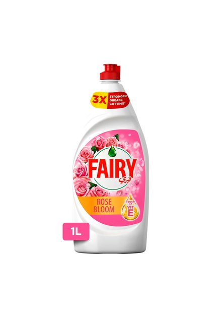 Dishwashing Liquid, Rose Bloom With Alternative Power to Bleach, 1L