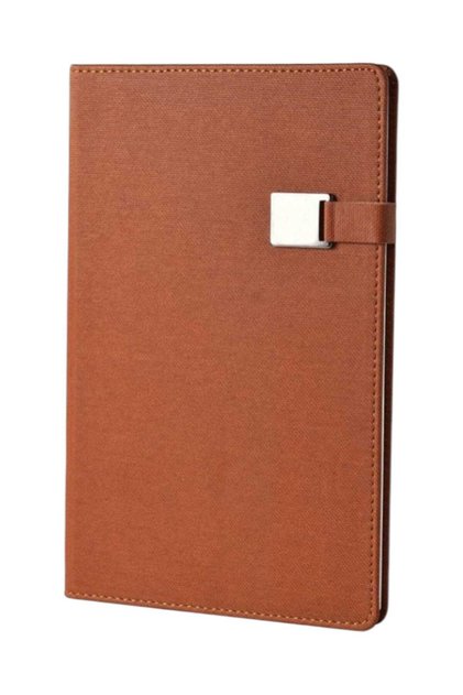 Luxury Modern - Buckled Leather Cover Notebook, Ideal for a Gift.