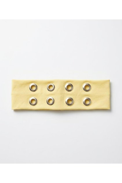 Metal Studded Perforated Y2K Pinterest Cotton Stretchy Soft Hair Band Punk Bandana 6.5cm
