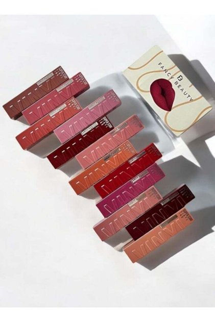 Liquid Lipstick Set – 12 Long Lasting Colors