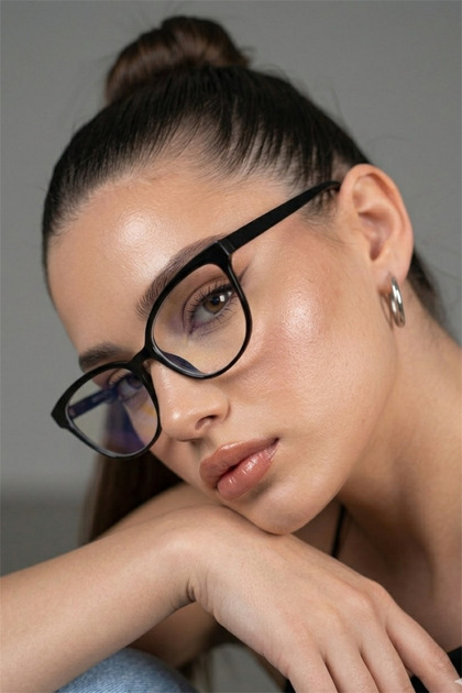 Sortina Black Cat Eye Blue Light Computer Blue Light Protective Glasses