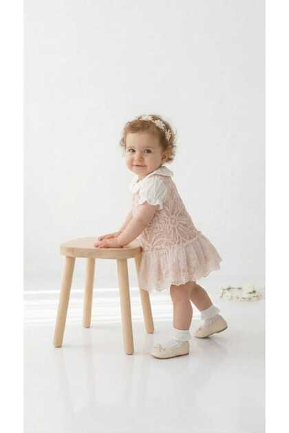 Maysa Lace Short Sleeve Blouse Jile Baby Girl Set