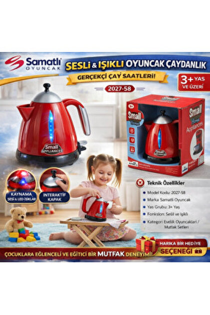 SAZE Işıklı Blender Seti Oyuncak Mutfak Seti Dönen Hazneli 2