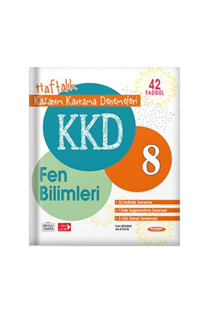 8. Sınıf Fen Bilimleri Haftalık Kazanım Kavrama Denemeleri Kurmay Elt