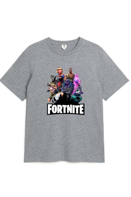 Printed Men's Women's Unisex Crew Neck Printed T-Shirt Tshirt t Shirt Mobile Game Fortnite