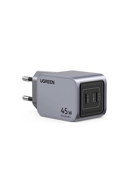 Nexode Pro 45W Gan Hızlı Şarj Cihazı Qc Pd 2xusb-C Uzay Grisi