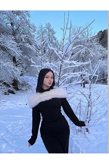MARLNG Fur Dress- Trendyol