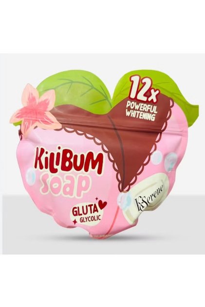 KiliBum Soap 3pc x 70gm - Gluta Glycolic 12X Whitening Bar for Underarms, Pimples, Thighs & Butt