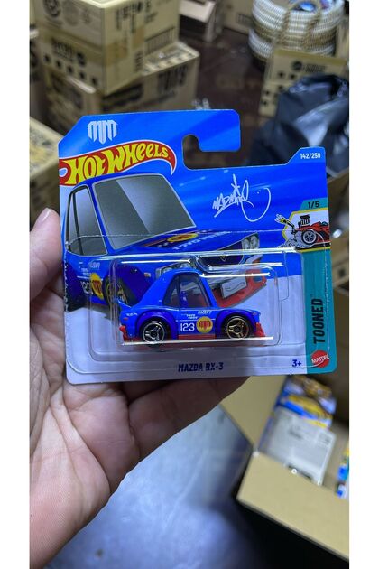 HOT WHEELS Mazda RX-3 Mad Mike Tooned JDM 1:64 Diecast Model Araba