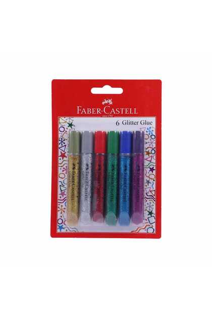 Faber-Castell Glitter Glue 6s