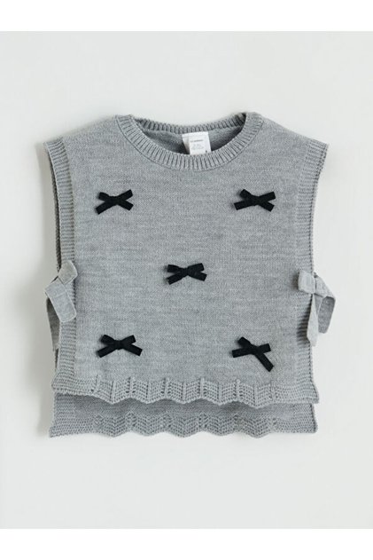 Esvab • Modern & Distinctive Zero Roba Collar Bowknot Girls' Knitwear Sweater