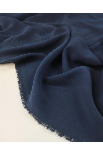 Navy Blue Crepe Fabric 145X300Cm