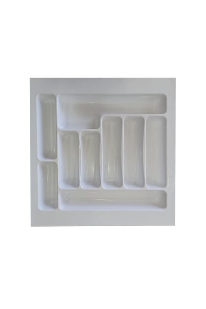 Dolap Içi Düzenleyici Çekmece organizer 47x49 Cm Beyaz Kaşıklık Kepçelik (42X40 CM E KADAR KESİLEBİL