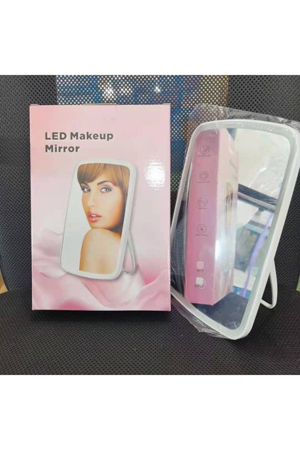 Φορητός καθρέφτης μακιγιάζ LED με βάση