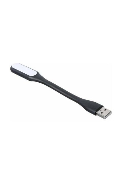 مصباح LED مرن بمنفذ USB باللون الأسود
