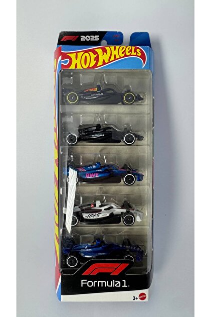 HOT WHEELS Formula 1 Serisi 2025 5 li Paket Model Araba - Fiyatı