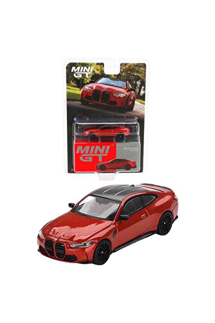 mini gt 1:64 BMW M4 Competition Sakhir Orange Diecast Model Araba